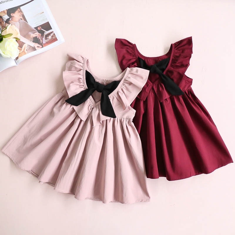 Váy công chúa babydoll Quảng Châu cao cấp cho bé gái 10-23kg