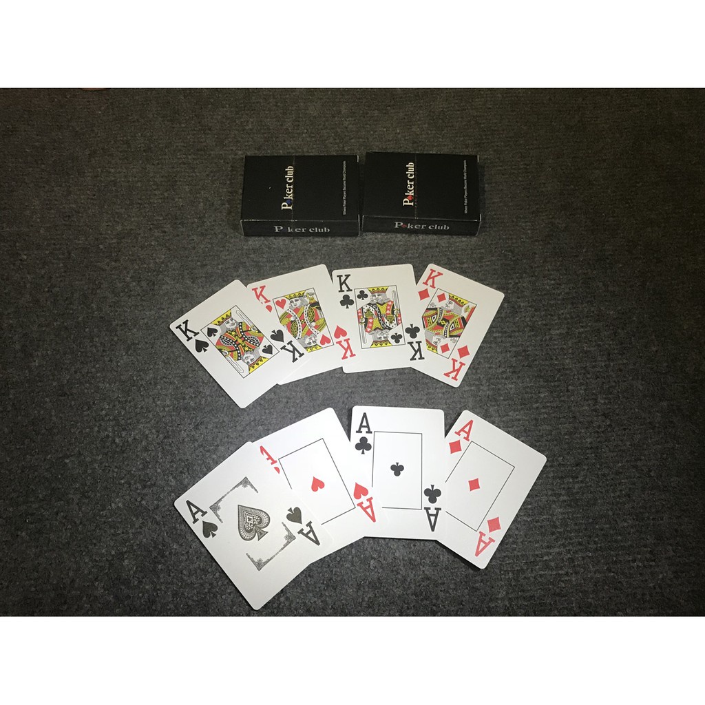 Bài nhựa poker cao cấp, chống nước nhựa đàn hồi tốt