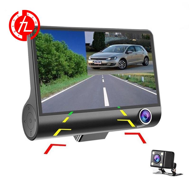 Camera hành trình 3 trong 1 4 inch DVR 170 độ cho xe hơi