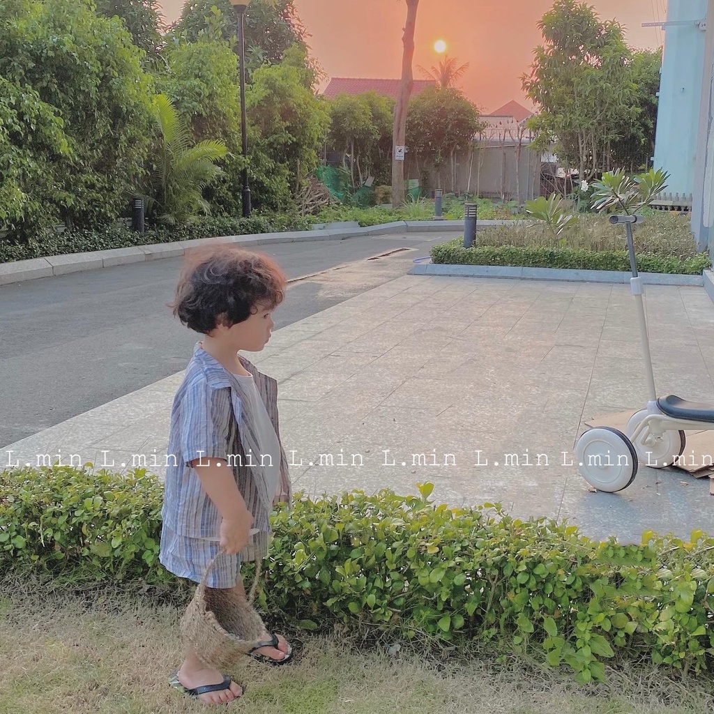 Set sơ mi + quần cho bé không kèm áo bên trong