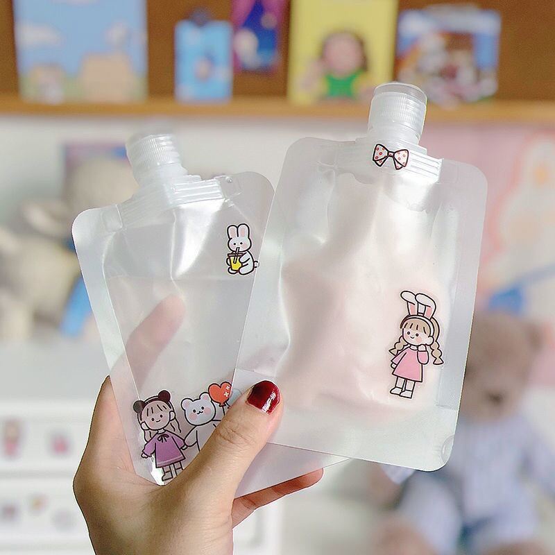 Túi đựng mỹ phẩm, dầu gội 30/50/100ml tiện dụng mang đi du lịch