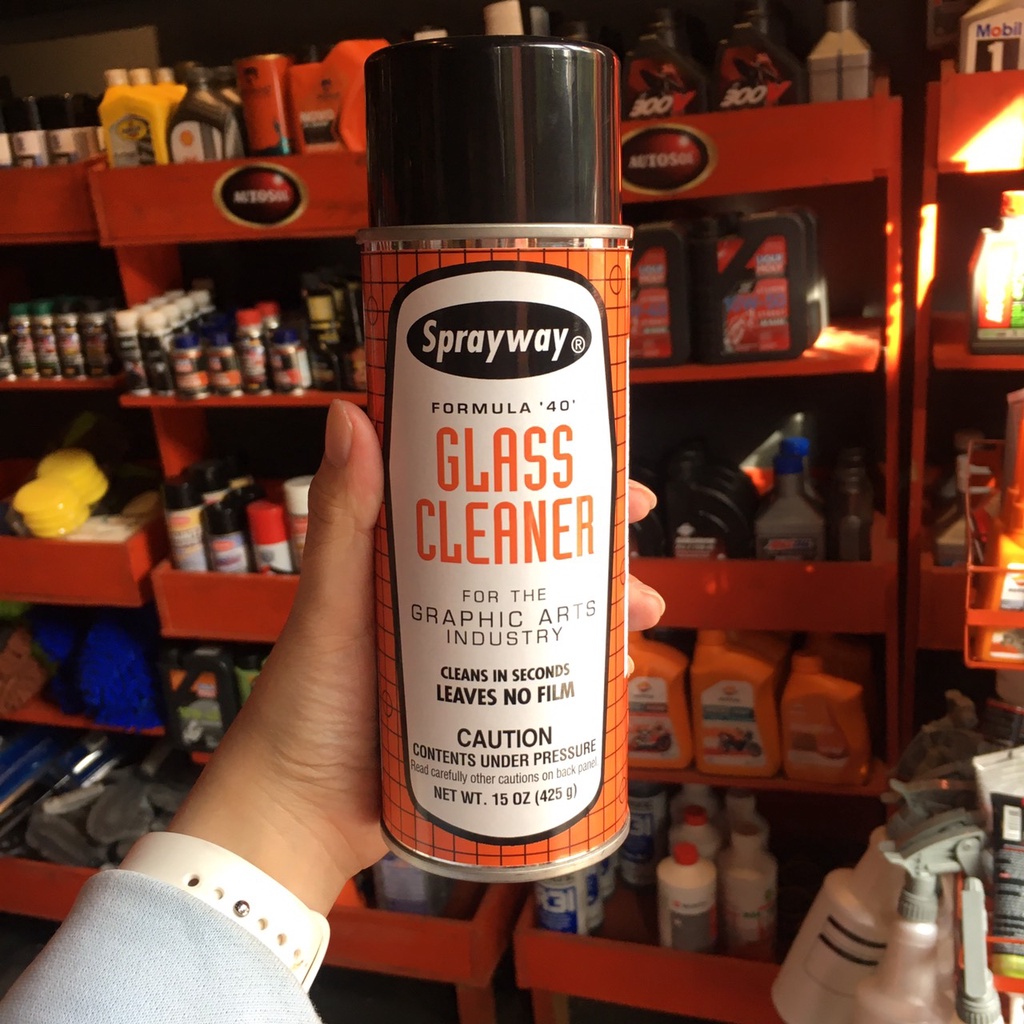 Chai Xịt Vệ Sinh Kính Thiết Bị Điện Tử Chuyên Dụng Sprayway Glass Cleaner SW 040 425g chamsocxestore
