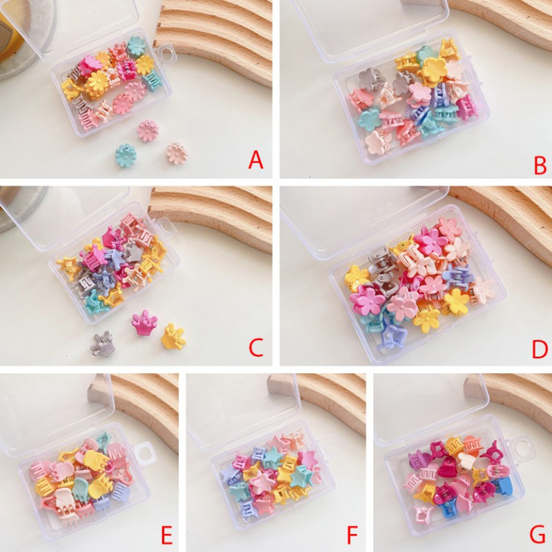 20 Kẹp tóc màu kẹo ngọt xinh xắn dành cho bé gái