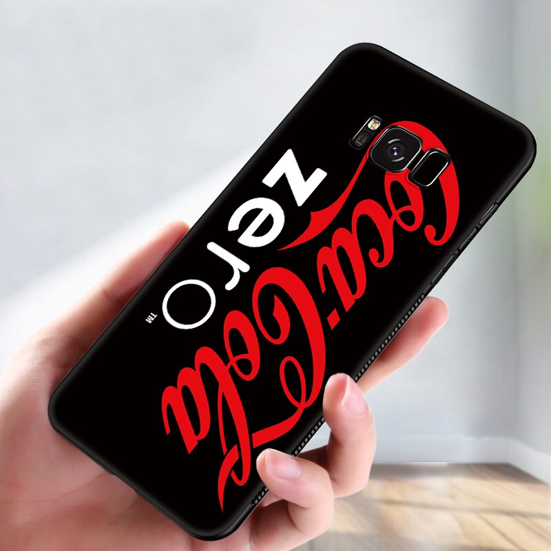 Samsung Galaxy S10 S9 S8 Plus S6 S7 Edge S10+ S9+ S8+ Casing Soft Case 22SF Coca Cola Coke mobile phone case