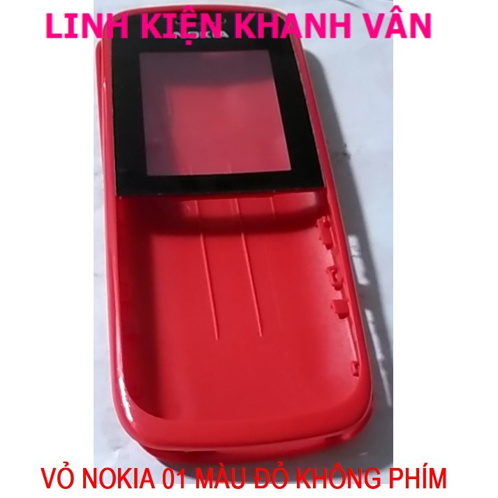 VỎ NOKIA 109  MÀU ĐỎ KHÔNG PHÍM