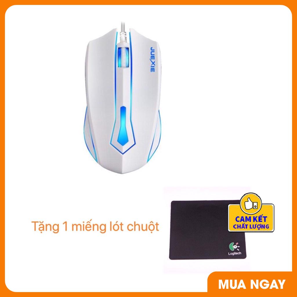 Chuột Quang Gaming JUEXIE M611 LED Cao Câp Có Dây Cực Nhạy + Tặng kèm lót game thủ ngẫu nhiên