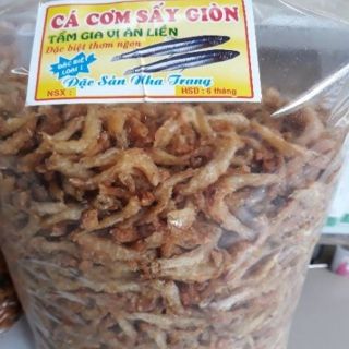 Cá cơm sấy giòn 500g ko tẩm mặn ngọt.