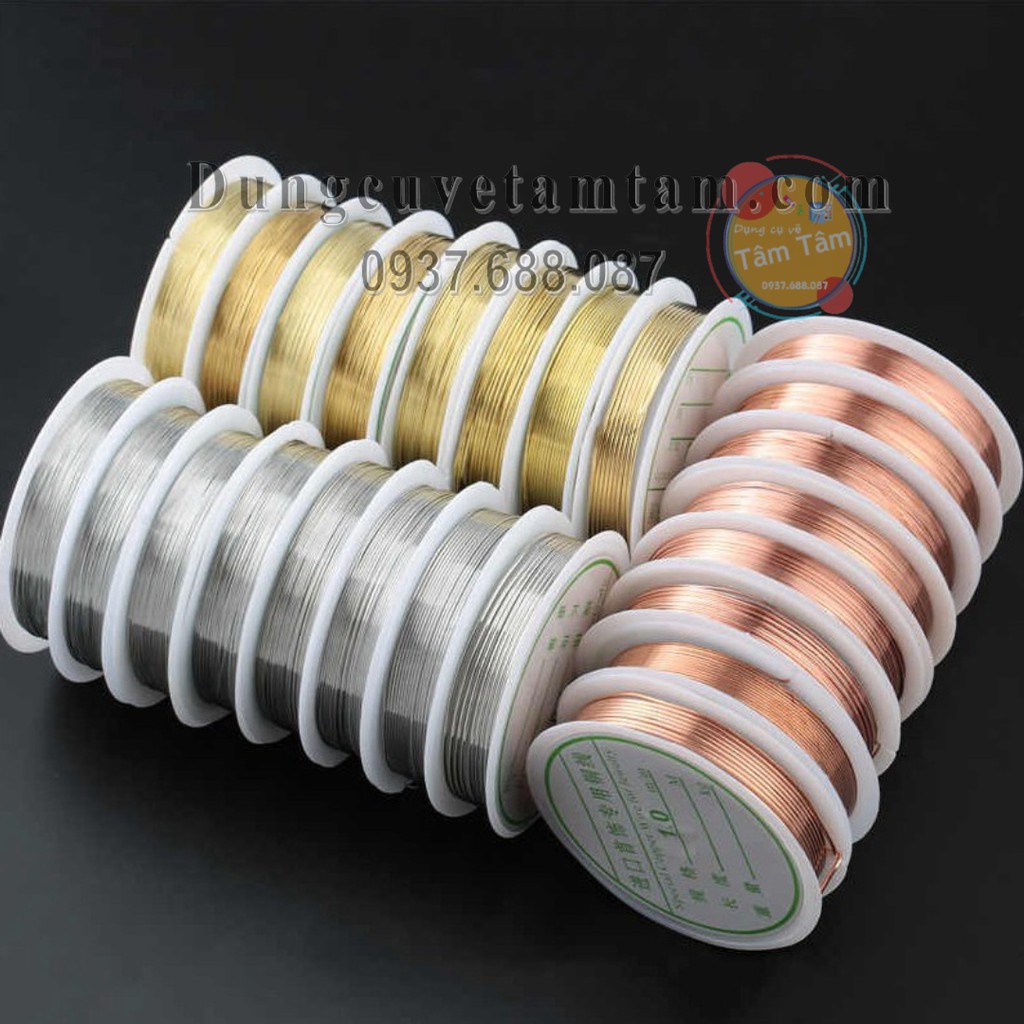 [ TÂM TÂM ]-Cuộn dây kẽm trang trí mô hình, Cây mô hình, Cây DIY -