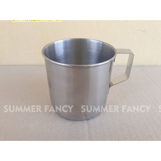 Cốc inox, ca inox 7cm dày dặn  -Ca Inox siêu bền tiện lợi cho dã ngoại, quán ăn