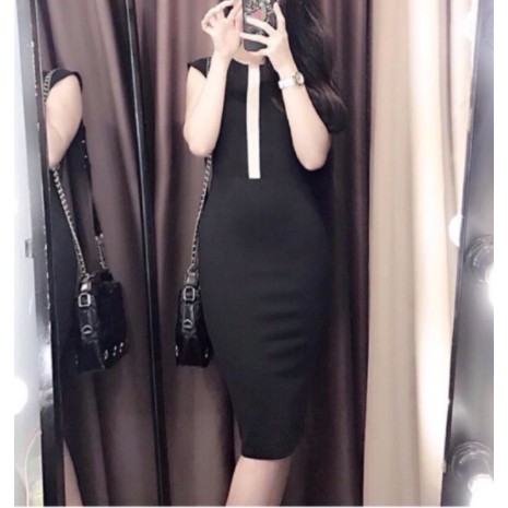 Đầm phối ren lưng