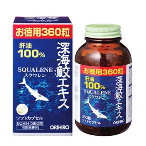 Viên Uống Sụn Vi Cá Mập Orihiro Squalene 360 viên Nhật Bản