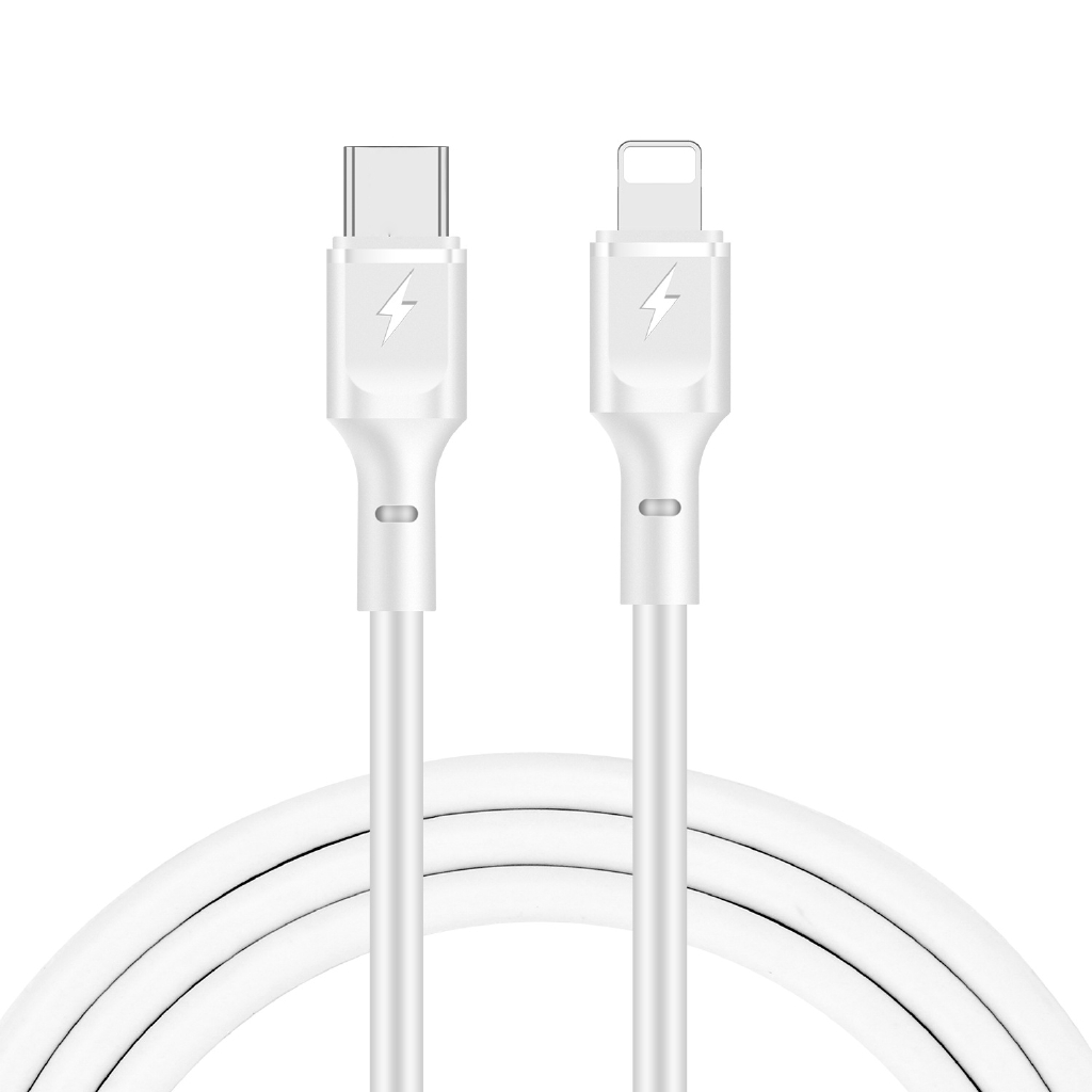 Cáp sạc nhanh USB type-C sang Lightning 1m 2.4A 5V 12W cho iPhone 7 8 XS XR 11MaxPro