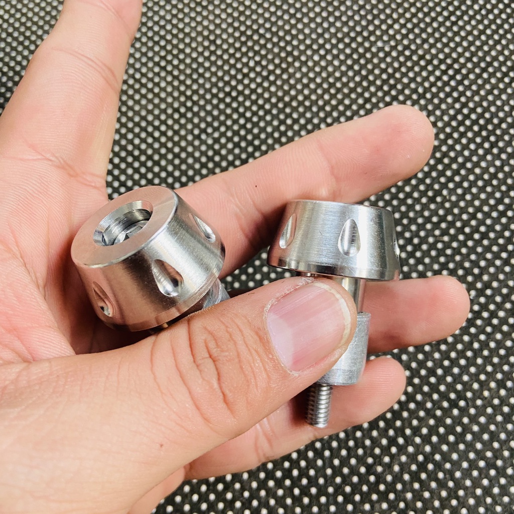 Gù full inox lỗ kiểu mới cho mọi loại xe siêu đẹp