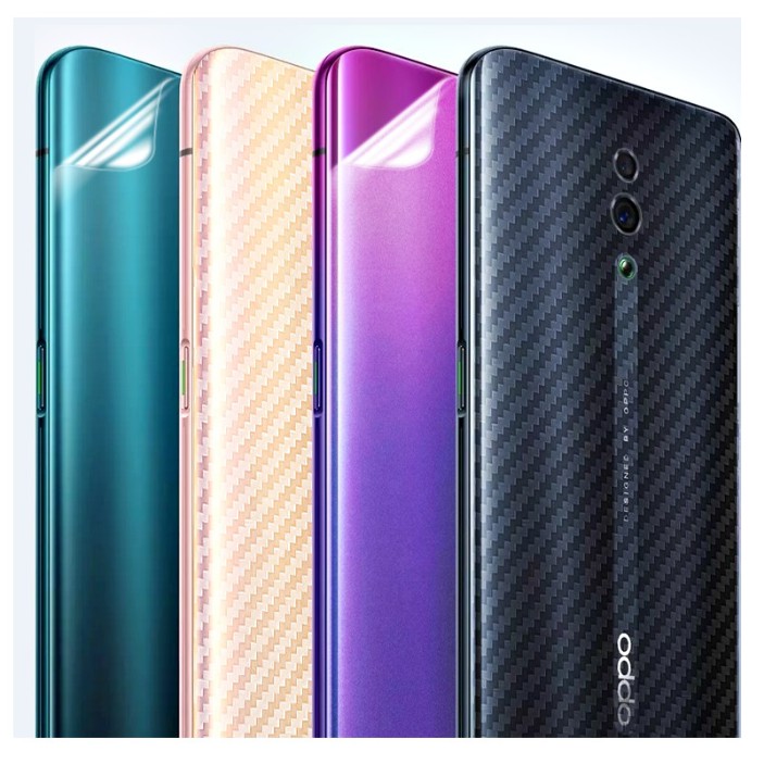 Miếng Dán Sợi Carbon Bảo Vệ Mặt Lưng Điện Thoại Oppo Realme 6 Pro 6i 6s