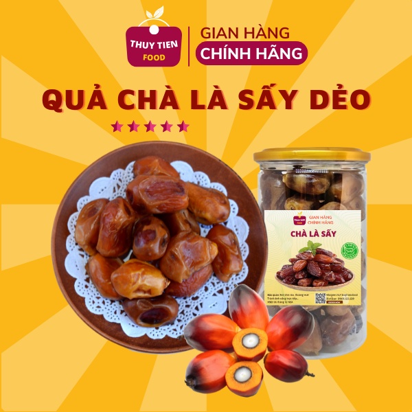 Quả Chà là sấy dẻo THUY TIEN FOOD, Hũ 400g cao cấp