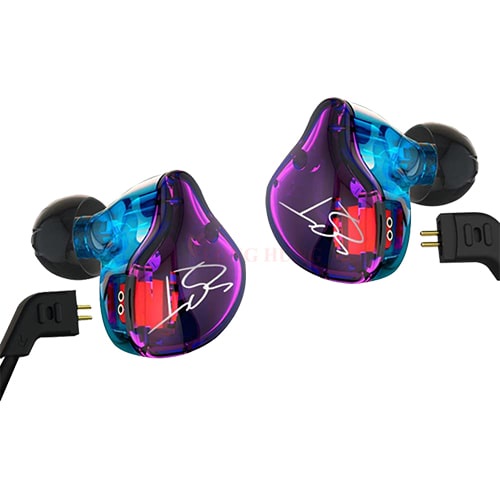 Tai nghe có dây có mic KZ ZST - Hàng chính hãng - Driver 10mm Dynamic, có hô trợ mic thoại, thiết kế nổi bật