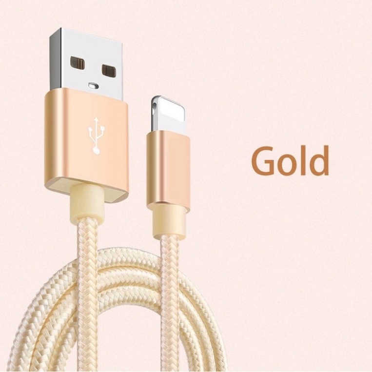 Dây sạc IPtốt bọc dù chống đứt ,siêu bền chống rối