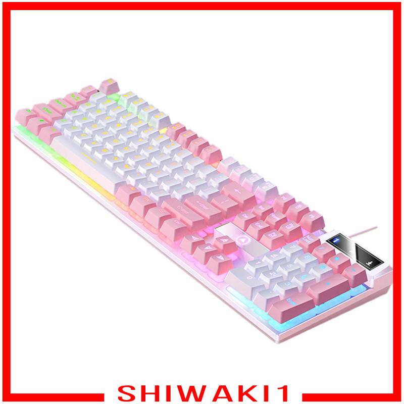 Bàn PhíM Cơ Gaming Shiwaki1, ĐầU CắM USB RGB Cho PC / Văn PhòNg