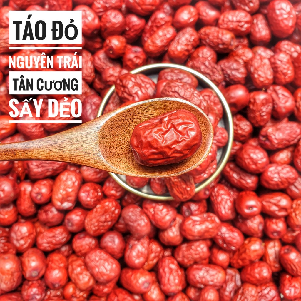 Táo Đỏ Sấy Dẻo Nguyên Trái Tân Cương - Túi 2,5kg