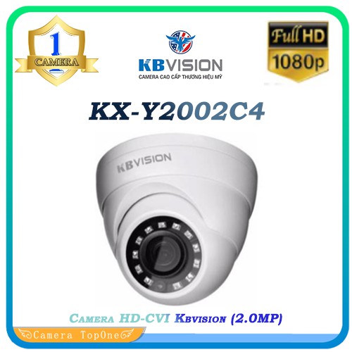 Camera HD-CVI Kbvision KX-Y2002C4 (2.0MP)