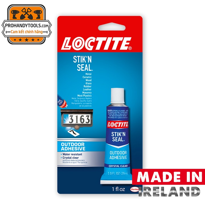 Keo Dán Loctite STik'N Seal Outdoor High Strength Gel Adhesive 30ml 1224732 - Made In IRELAND
