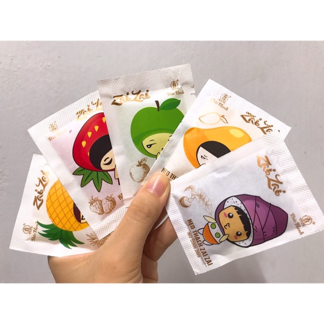 [Mã 156FMCGSALE hoàn 8% đơn 500K] 1kg THẠCH ZAI ZAI 64 GIÓI NHỎ ĐỦ 5 VỊ