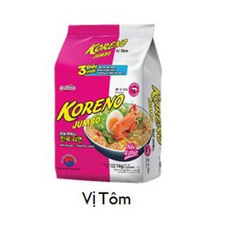 MÌ TÔM KORENO (10 GÓI X 100 GRAM) MẪU MỚI