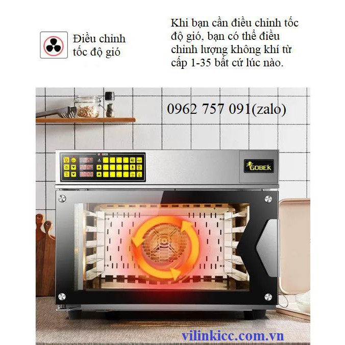 Lò nướng đối lưu Ukoeo XGT95