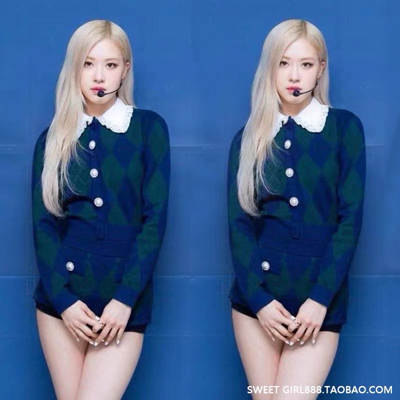 Áo cardigan dài tay hoạ tiết quả trám TRIỆU LỘ TƯ phong cách vintage SAM SAM BOUTIQUE
