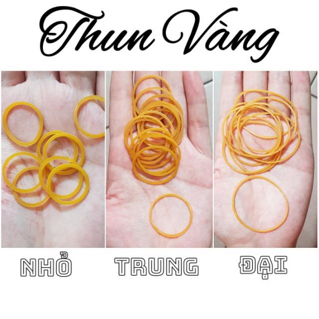 (Ảnh thật) 500gr Dây Thun Dẻo Vàng loại 1