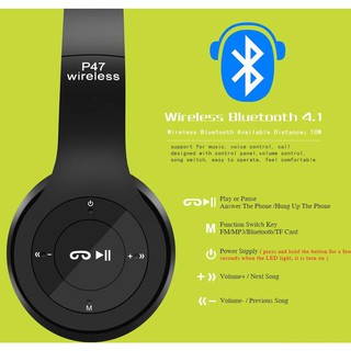 tai nghe bluetooth p47