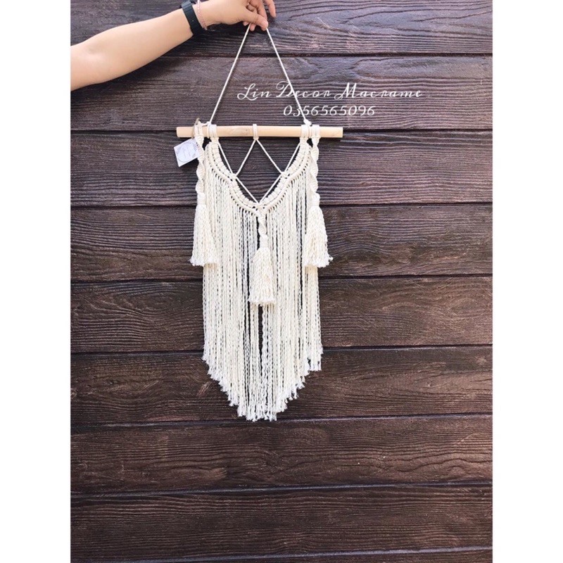 Macrame trang trí nhà phong cách vintage LT31 | BigBuy360 - bigbuy360.vn