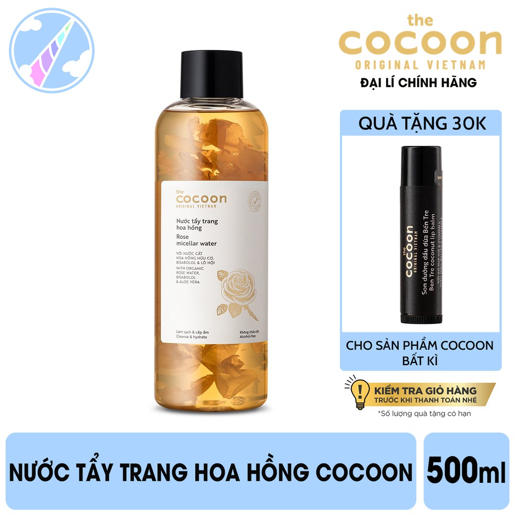 Nước Tẩy Trang Hoa Hồng Cocoon