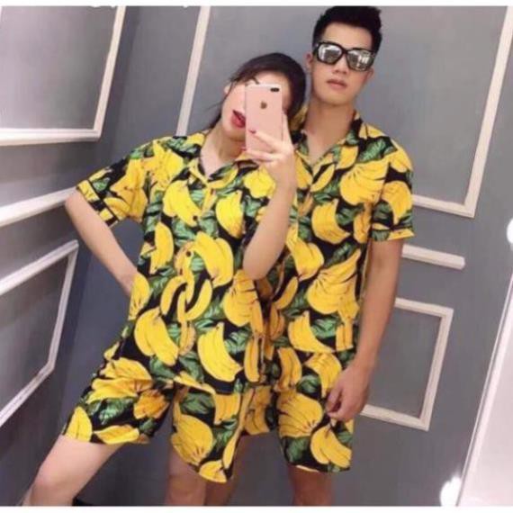 [ Khuyến mãi ] Bộ Pizama hoa quả - Áo Đi Biển  - Quần áo hoa quả | BigBuy360 - bigbuy360.vn
