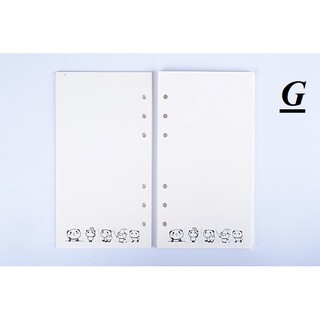 Ruột sổ refill sổ a6 5 chú gấu sẵn
