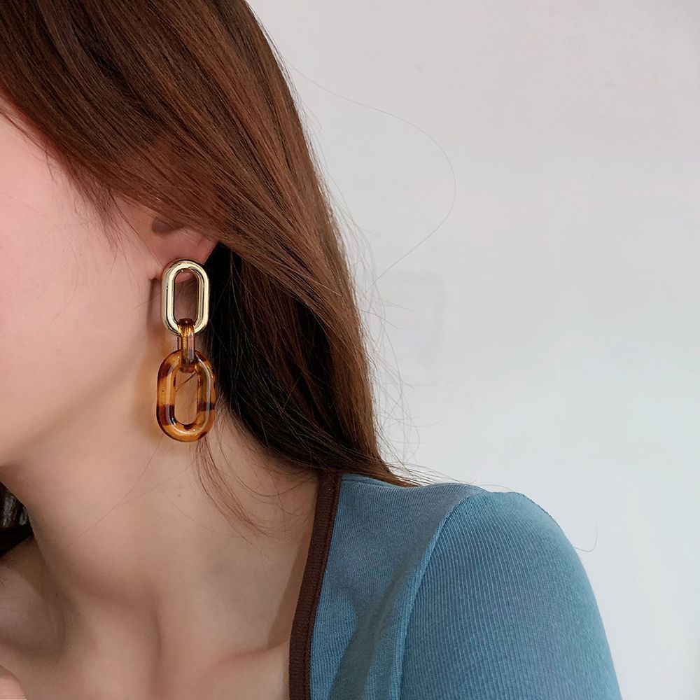 Hoa Tai Dạng Vòng Thời Trang Dành Cho Nữ