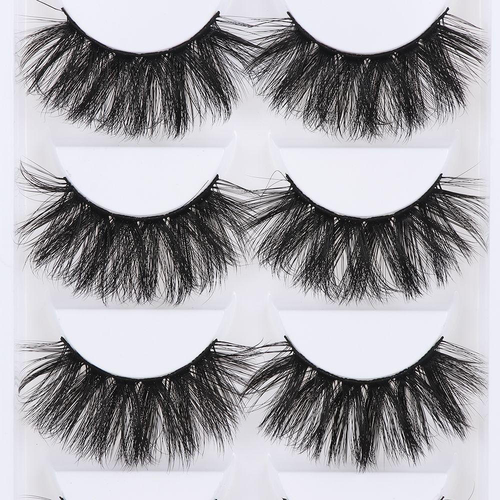 XIANTIN Set 5 Cặp Lông Mi Giả SKONHED 4D Dài Tự Nhiên Không Dùng Keo Dán Mi Giả