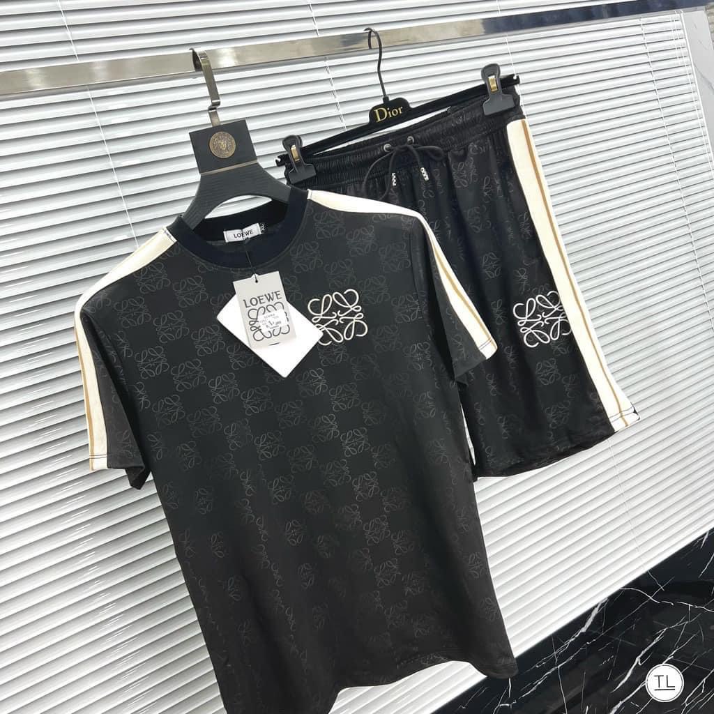 Bộ thể thao nam hè mặc nhà chất liệu thun co giãn thoải mái