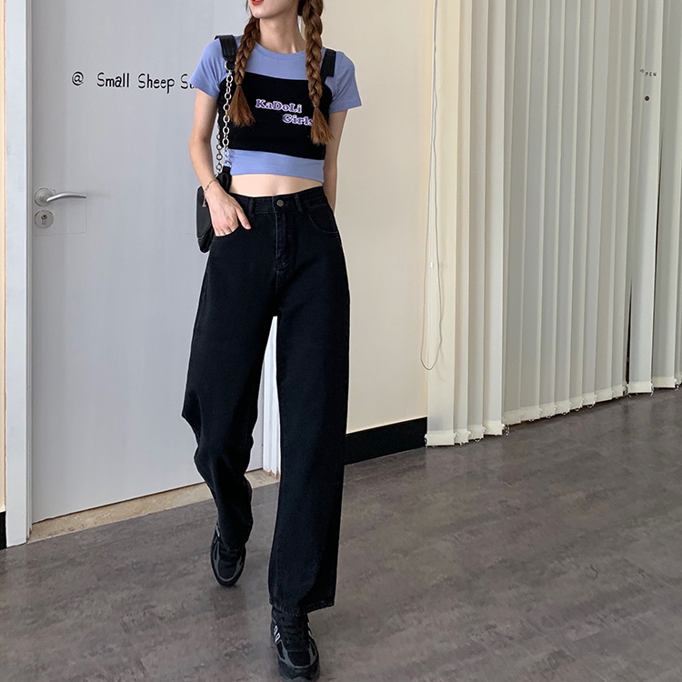  Quần Denim Lưng Cao Thiết Kế Đơn Giản Xinh Xắn 38762 | BigBuy360 - bigbuy360.vn