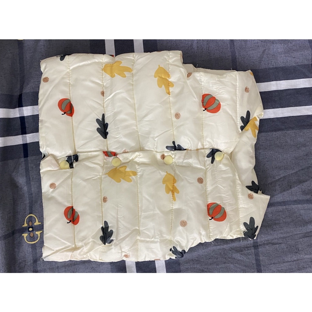 ÁO KHOÁC PHAO 3 LỖ BÉ TRAI GÁI NHỒI BÔNG DÀY DẶN