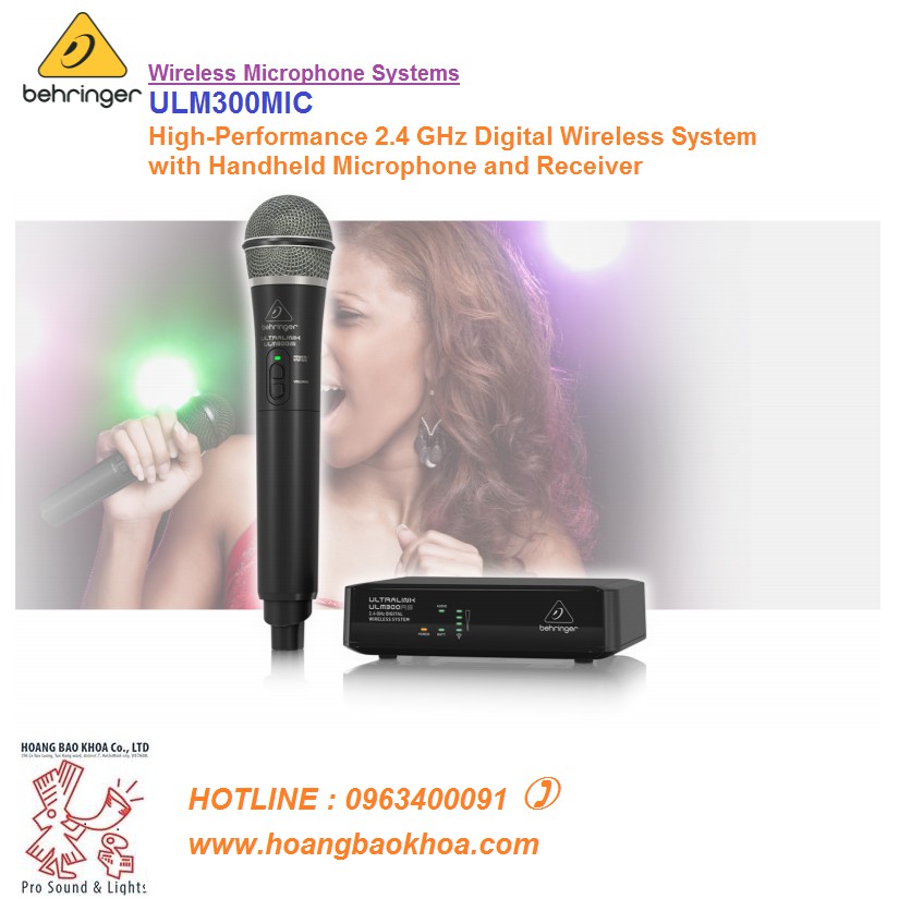 Microphone Behringer ULM302MIC - Không Dây
