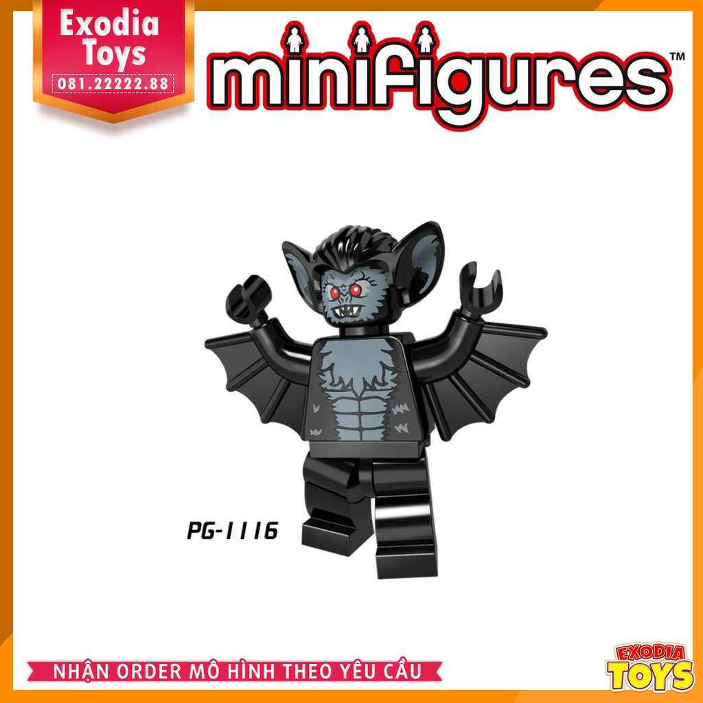 Xếp hình minifigure nhân vật hoạt hình ngộ nghĩnh và quái vật - Đồ Chơi Lắp Ghép Sáng Tạo - POGO 8087