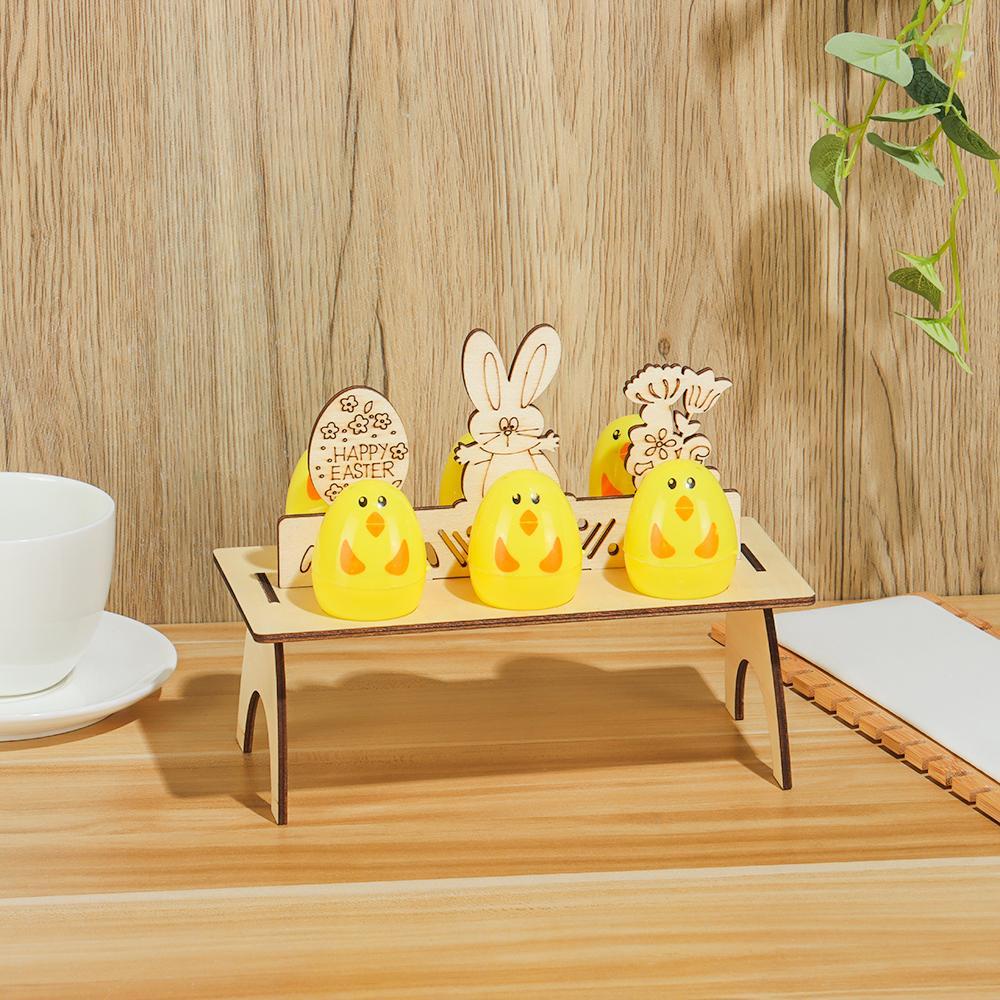 FOREVER Giá Đỡ Trứng Thủ Công Hình Chú Thỏ Độc Đáo Trang Trí Tiệc DIY