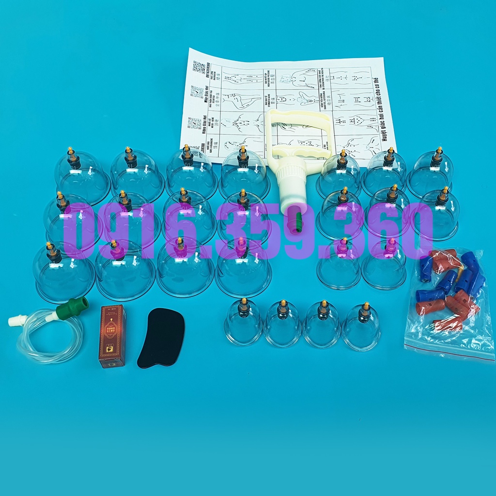 Bộ giác hơi 24 cốc không dùng lửa