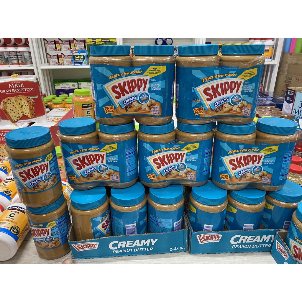 Bơ Đậu Phộng Skippy Creamy Super Chunk 1.36kg - Mỹ - Bơ Mịn Và Nguyên Hạt