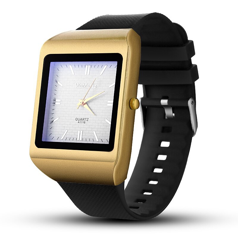 Đồng hồ dây silicon mặt chữ nhật thời trang cho nam
