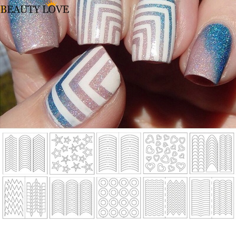 Set 24 Hình Dán 3D Dùng Trang Trí Móng Tay Nghệ Thuật