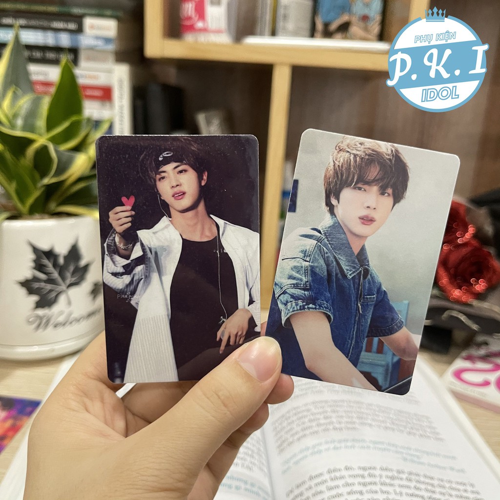 Bộ Card Cứng In Hình Idol Jin BTS Bo Góc Sang Trọng – Quà Tặng Kpop