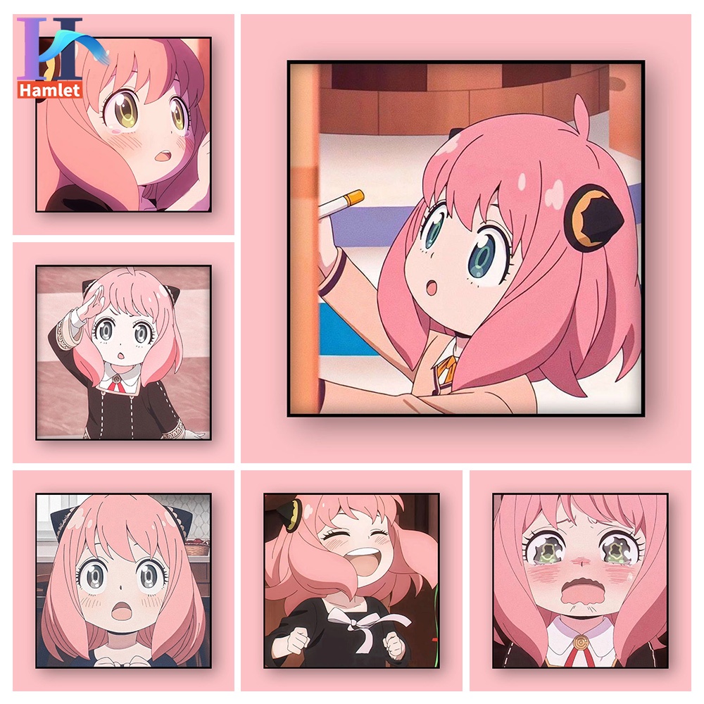 Bộ tranh sơn dầu acrylic Hamlet tô màu theo số hình nhân vật Aniya làm quà tặng dành cho trẻ em cỡ 20 * 20/30 * 30 cm