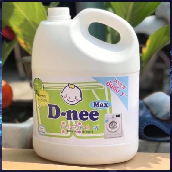 Nước giặt Dnee Max cao cấp Thái Lan, Bột giặt can 3800ml - Đánh bay mọi vết bẩn ,,